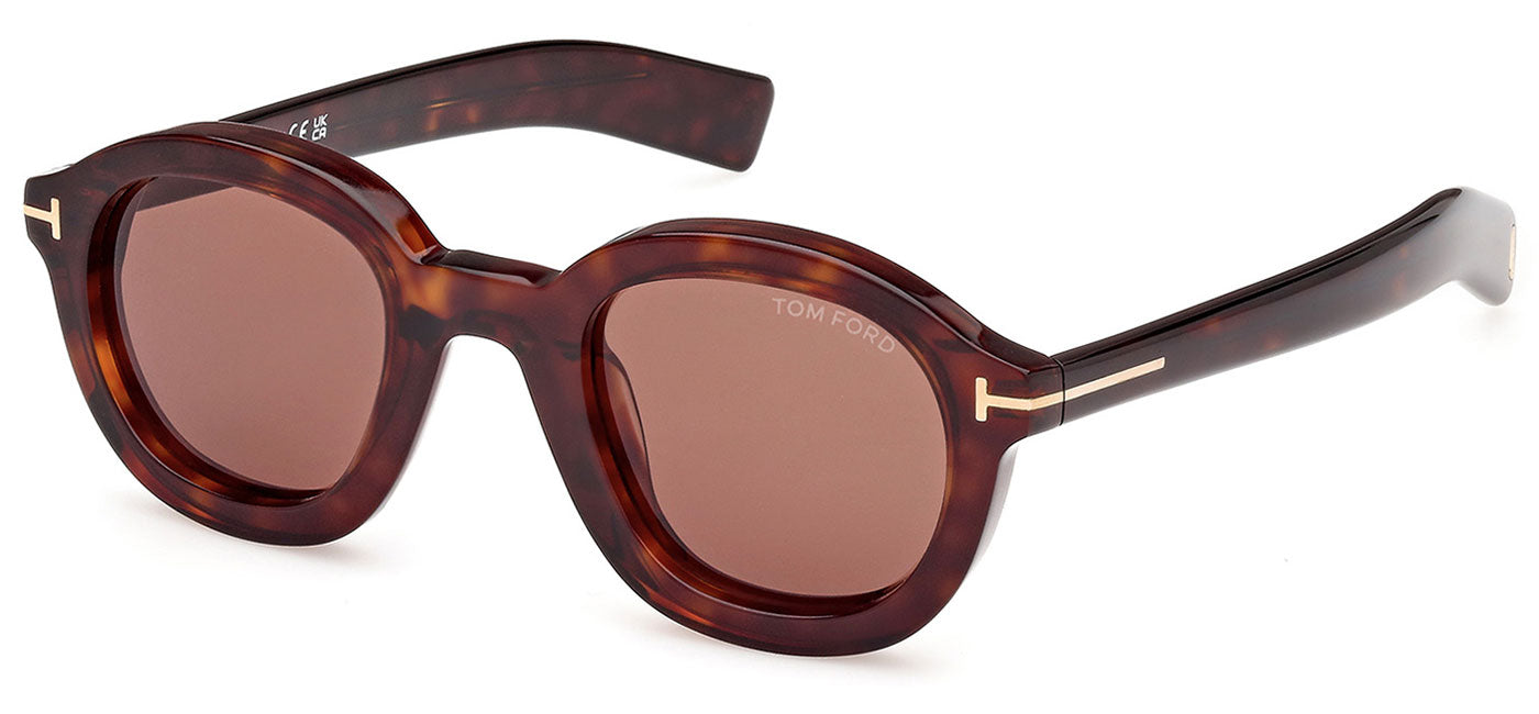Tom Ford FT1100 Raffa Sunglasses - Dark Havana / Brown