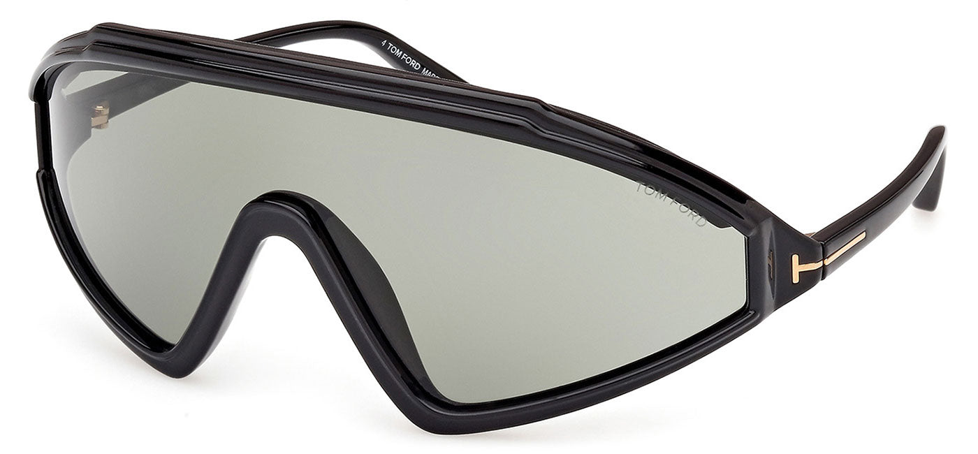 Tom Ford FT1121 Lorna Sunglasses - Black / Smoke