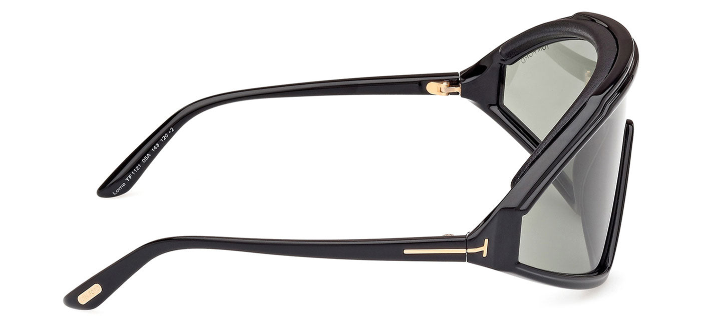 Tom Ford FT1121 Lorna Sunglasses - Black / Smoke