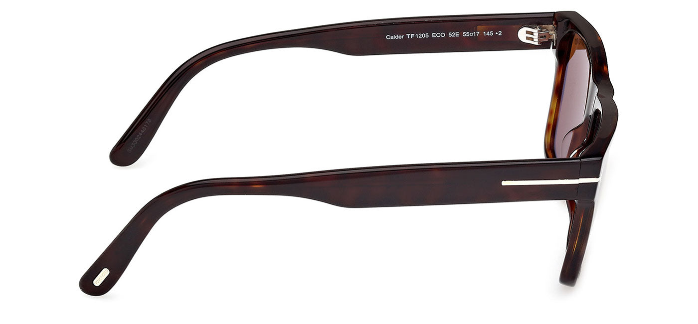 Tom Ford FT1205 Calder Sunglasses - Dark Havana / Brown