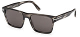 Tom Ford FT1205 Calder Sunglasses - Coloured Havana / Smoke