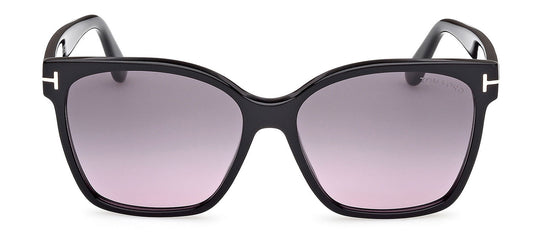 Tom Ford FT1312 Iris-02 Sunglasses - Shiny Black / Smoke Gradient
