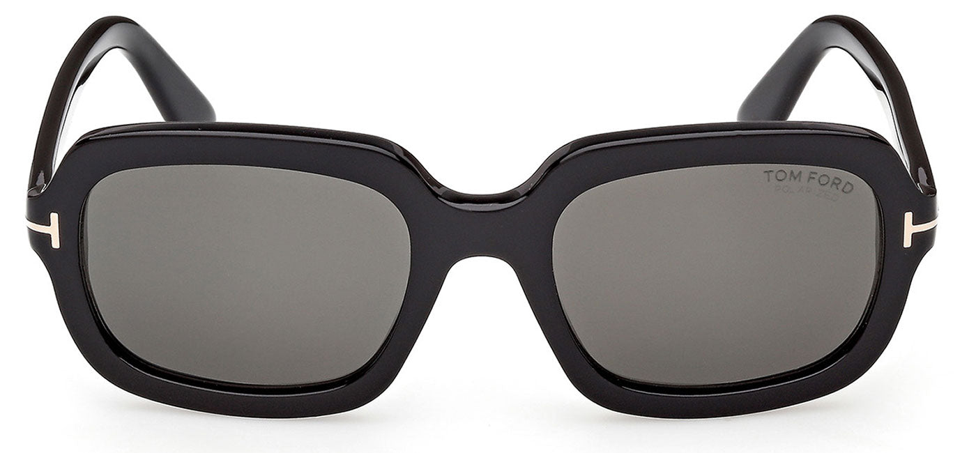 Tom Ford FT1342 Lana-02 Sunglasses - Shiny Black / Smoke Polarised