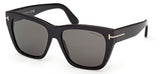 Tom Ford FT1343 Flynn-02 Sunglasses - Shiny Black / Smoke Polarised