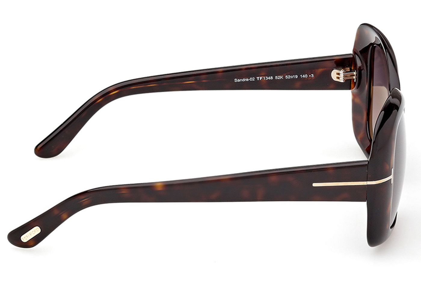 Tom Ford FT1348 Sandra-02 Sunglasses - Dark Havana / Roviex Gradient