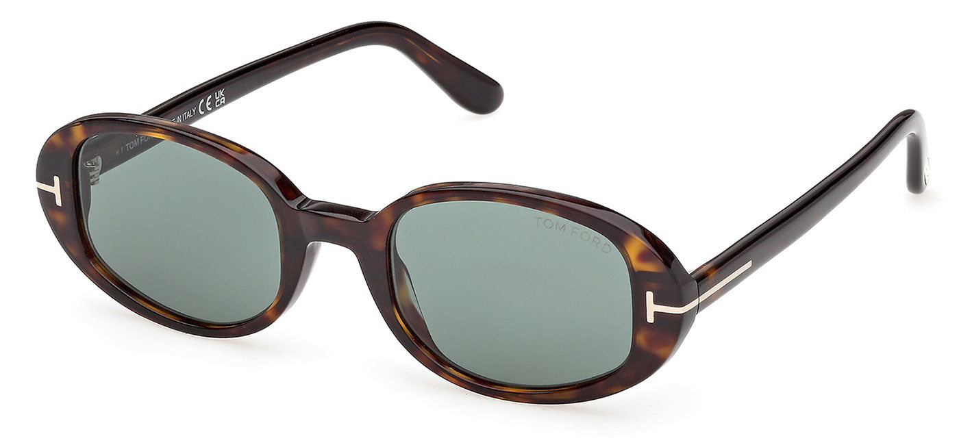 Tom Ford FT1364 Iggy Sunglasses - Dark Havana / Green