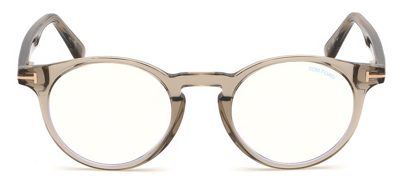 Tom Ford FT5557 Glasses - Shiny Light Brown