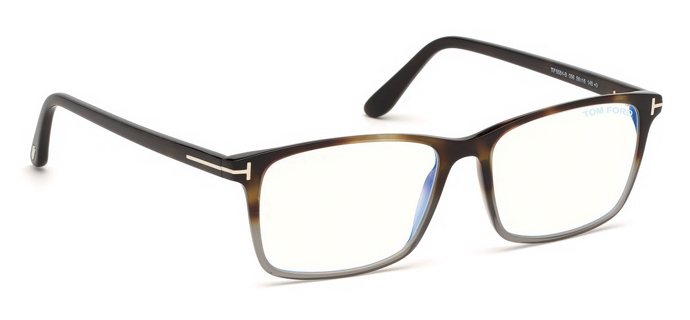 Tom Ford FT5584-B Glasses - Havana