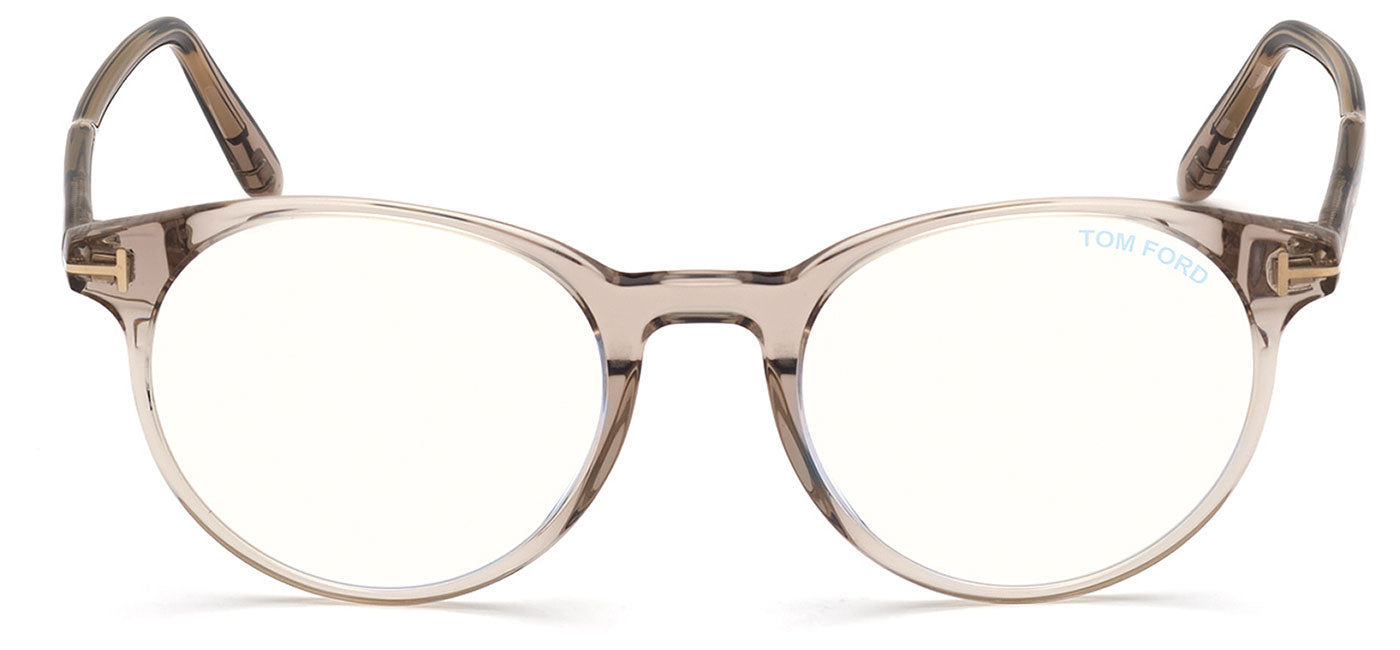 Tom Ford FT5695-B Glasses - Shiny Light Brown