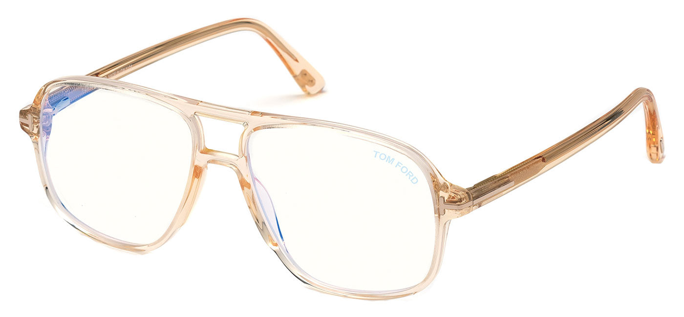 Tom Ford FT5737-B Glasses - Shiny Light Brown