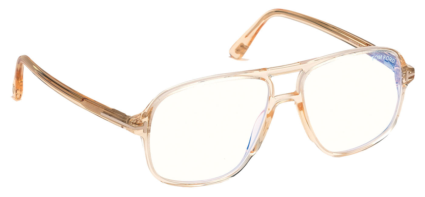 Tom Ford FT5737-B Glasses - Shiny Light Brown