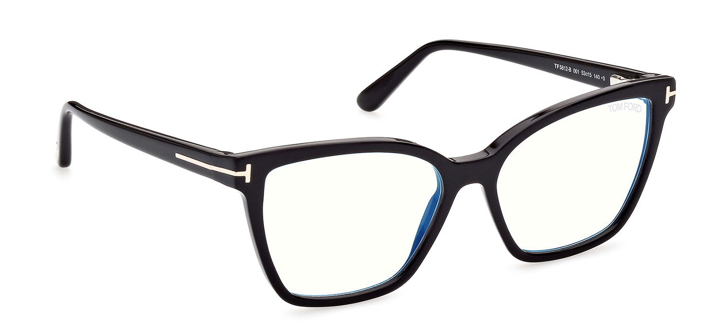 Tom Ford FT5812-B Glasses - Shiny Black