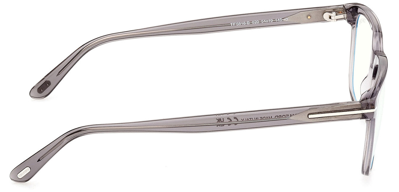 Tom Ford FT5818-B Glasses - Shiny Grey Crystal