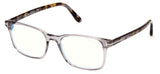 Tom Ford FT5831 Glasses - Shiny Grey and Coloured Havana