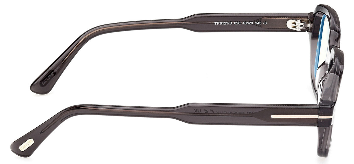 Tom Ford FT6123-B Glasses - Shiny Grey