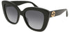 Gucci GG0327S Sunglasses - Black / Grey Gradient