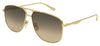 Gucci GG0336S Sunglasses - Gold / Brown Gradient