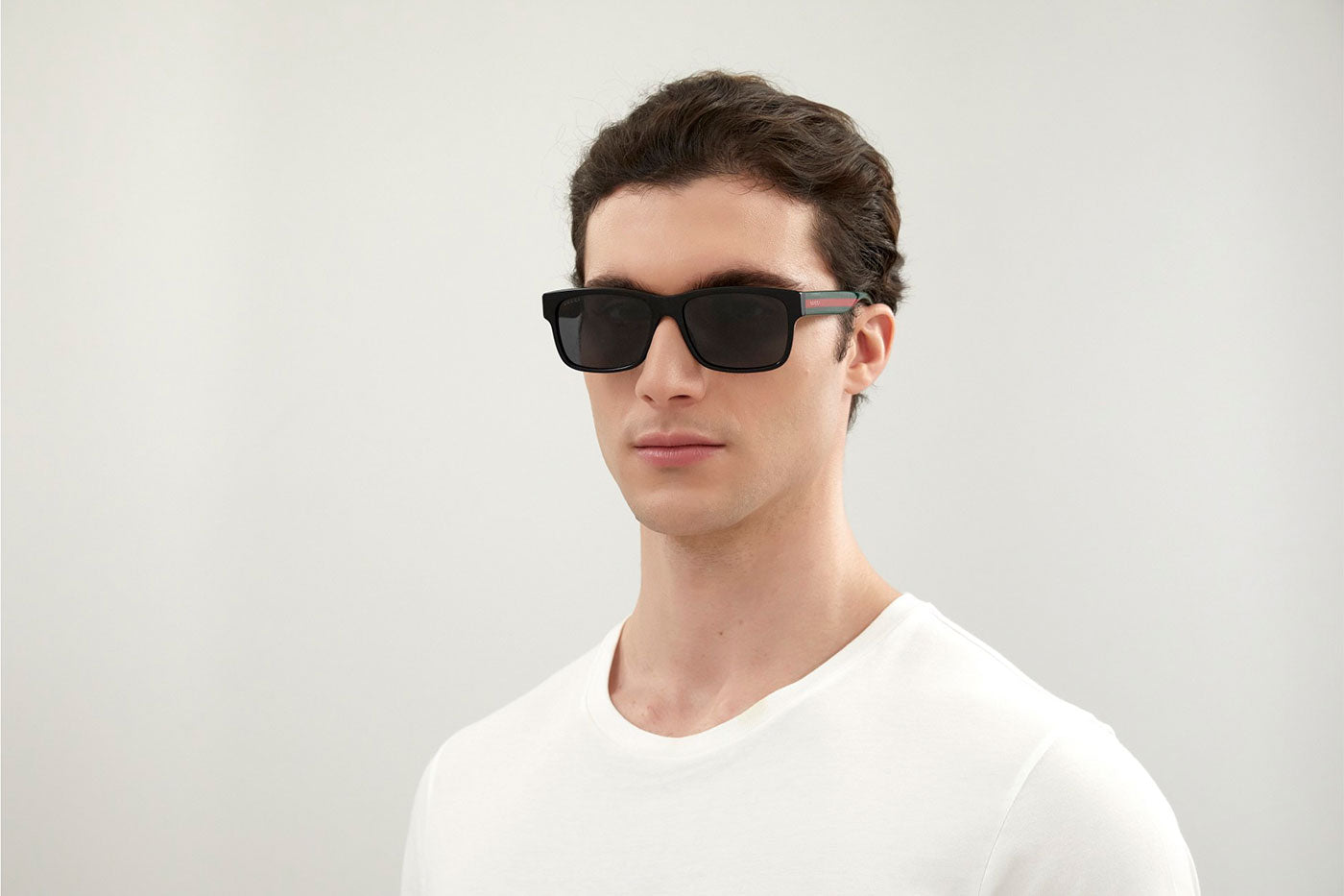 Gucci GG0340S Sunglasses - Black / Grey