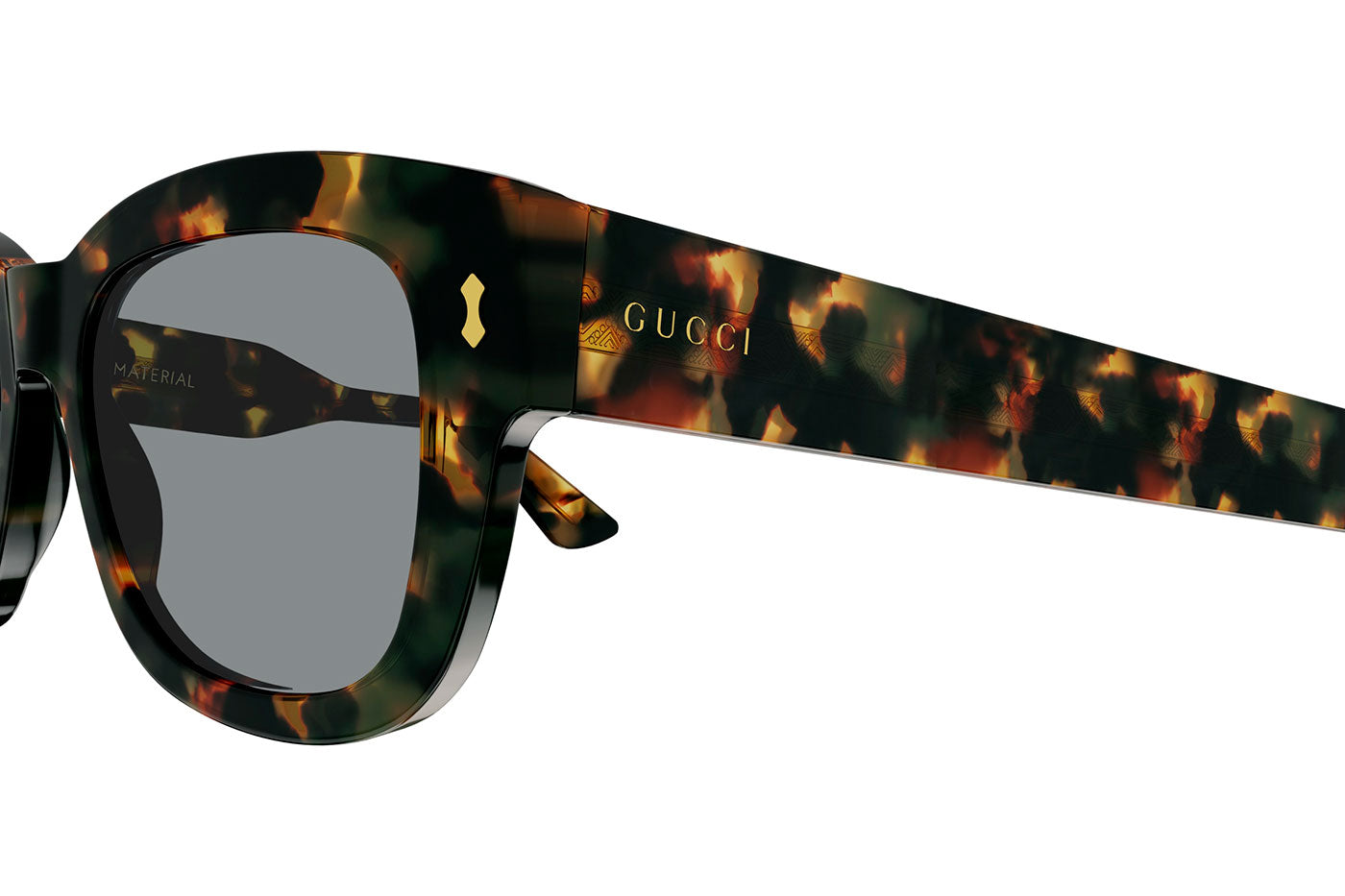 Gucci GG1110S Sunglasses - Havana / Grey
