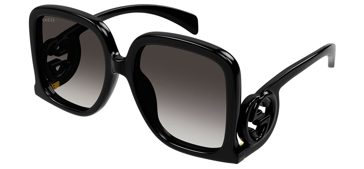 Gucci GG1326S Sunglasses - Black / Grey Gradient