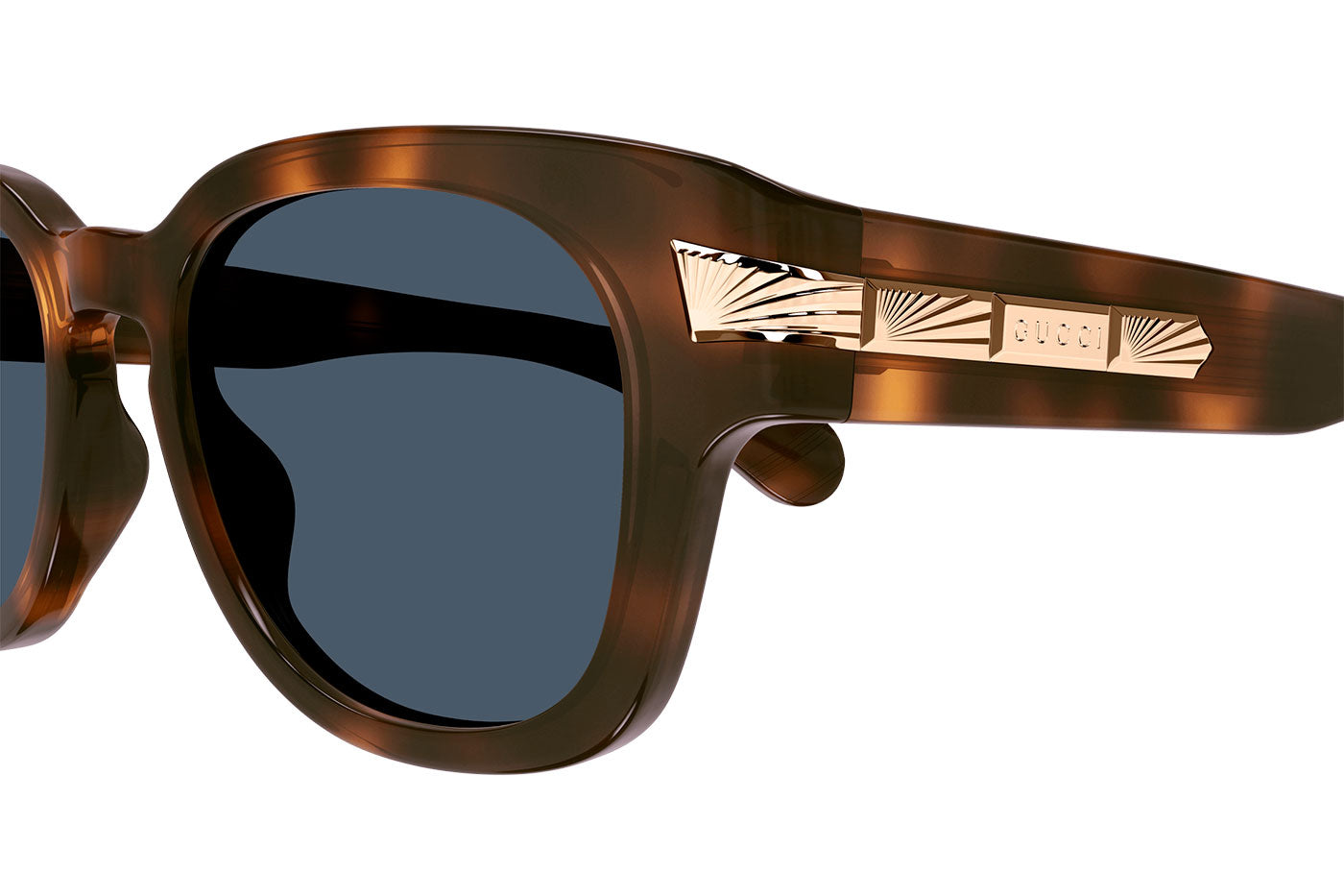 Gucci GG1518S Sunglasses - Havana / Blue