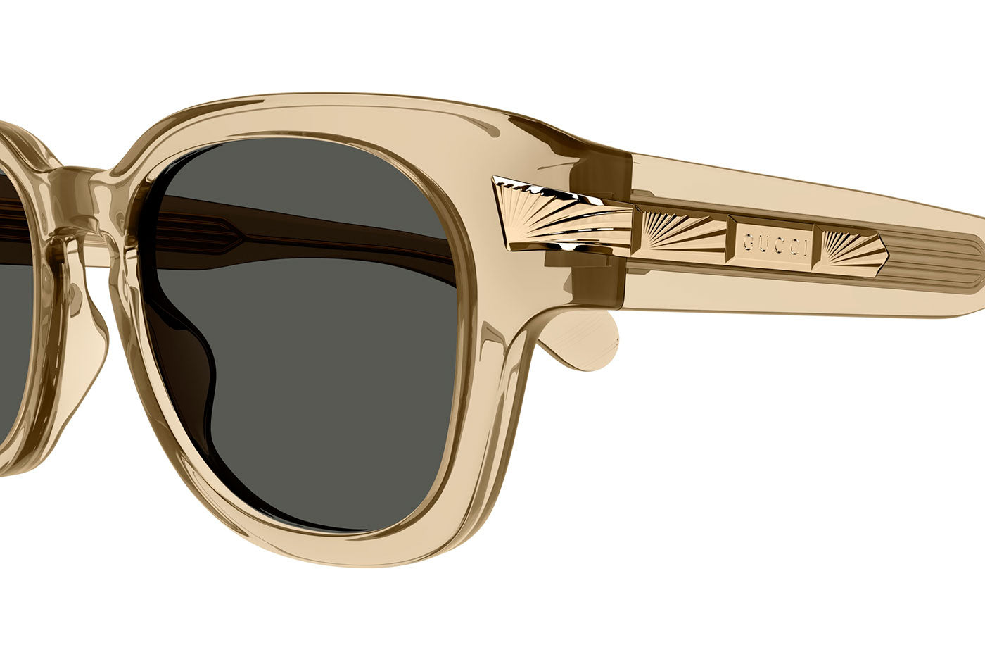 Gucci GG1518S Sunglasses - Brown / Grey
