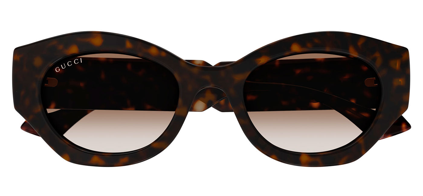 Gucci GG1553S Sunglasses - Havana / Brown Gradient