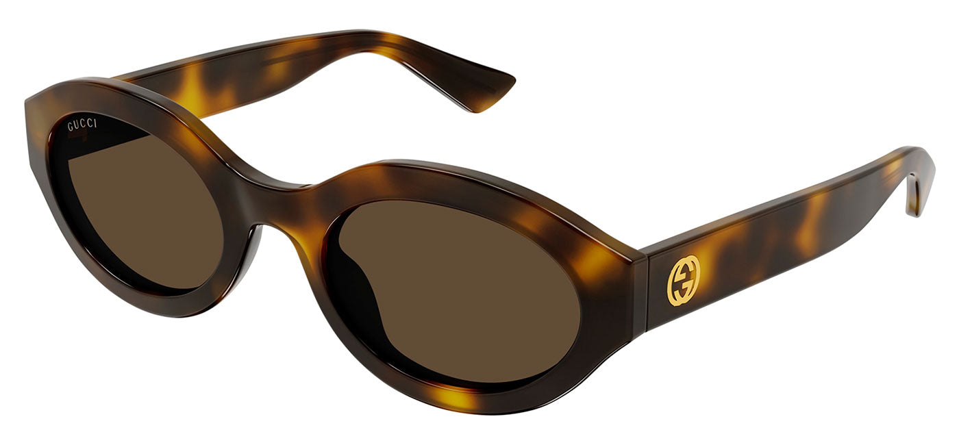 Gucci GG1579S Sunglasses - Havana / Brown