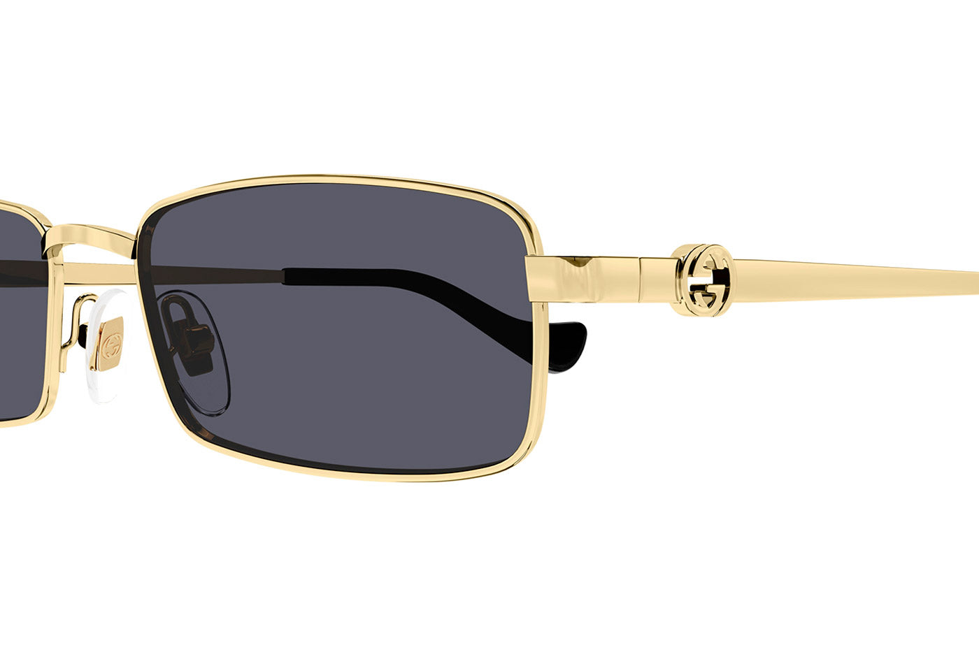 Gucci GG1600S Sunglasses - Gold / Grey