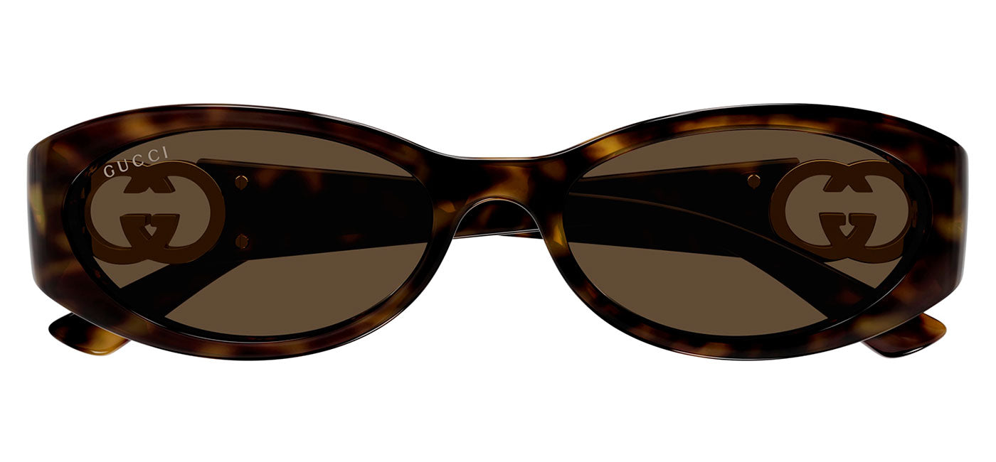 Gucci GG1660S Sunglasses - Havana / Brown
