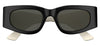 Gucci GG1664S Sunglasses - Black / Ivory / Grey