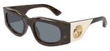 Gucci GG1664S Sunglasses - Havana/ Grey