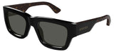 Gucci GG1668S Sunglasses - Black Havana / Grey