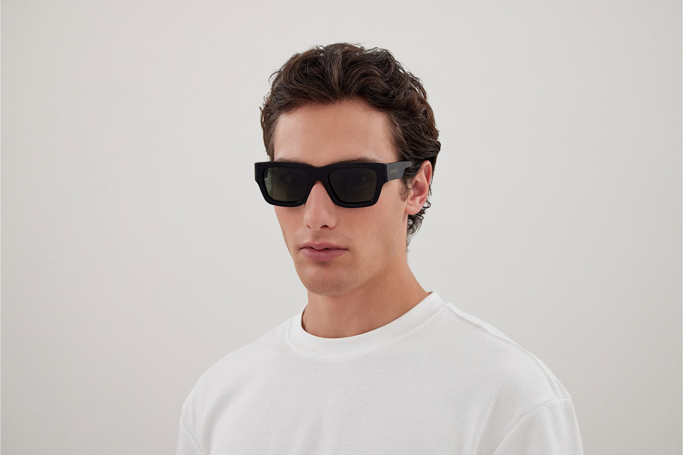 Gucci GG1668S Sunglasses - Black Havana / Grey