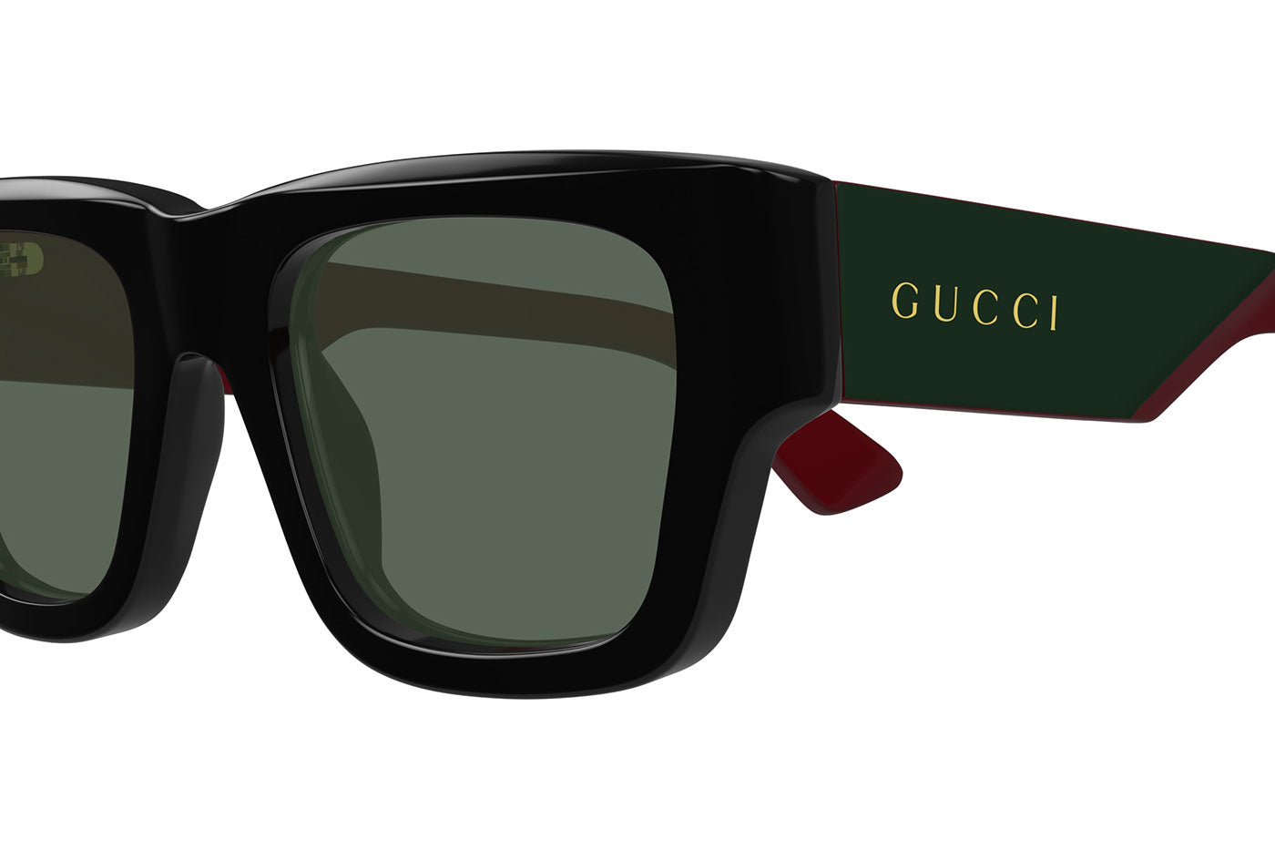 Gucci GG1668S Sunglasses - Black Red / Green