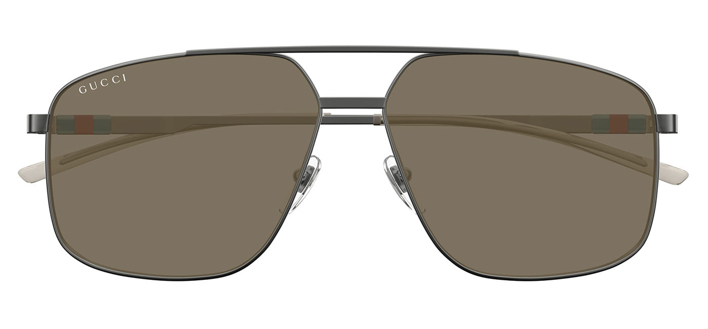 Gucci GG1676S Sunglasses - Ruthenium / Brown