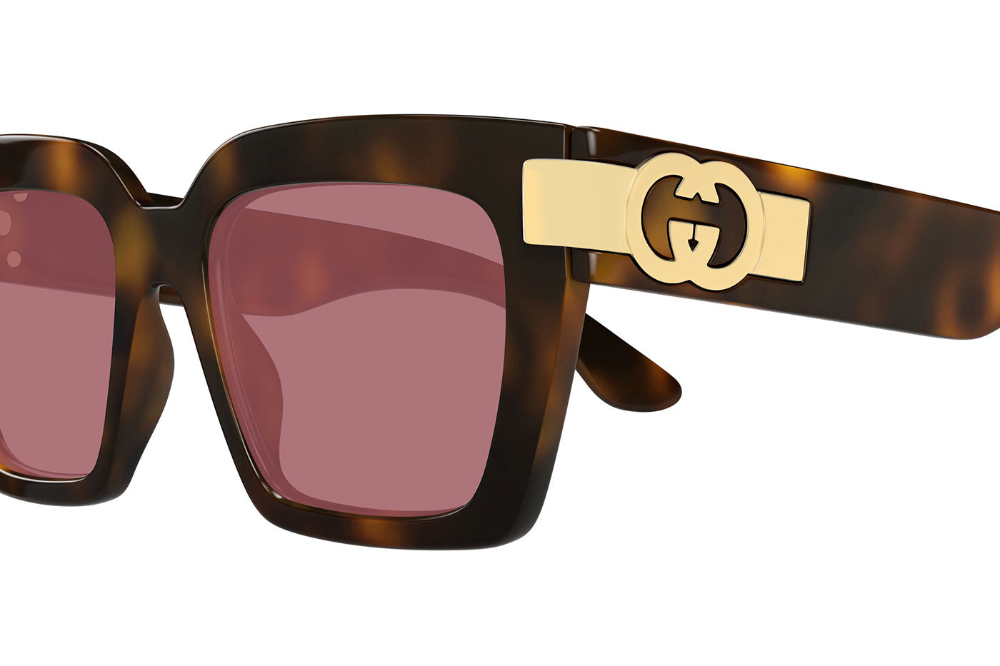 Gucci GG1689S Sunglasses - Havana / Violet