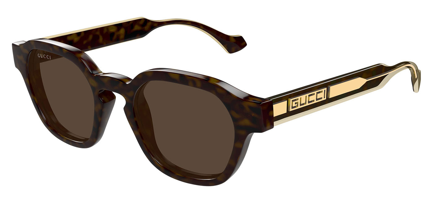 Gucci GG1730S Sunglasses - Havana / Yellow / Brown