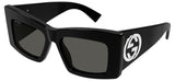 Gucci GG1842S Sunglasses - Black / Grey