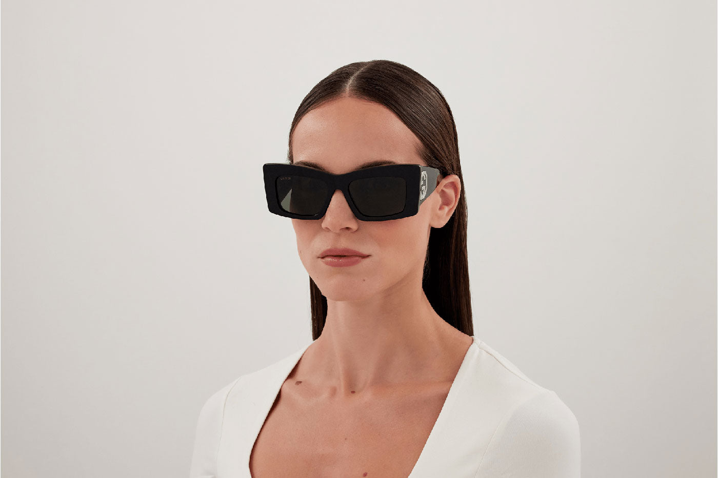 Gucci GG1842S Sunglasses - Black / Grey