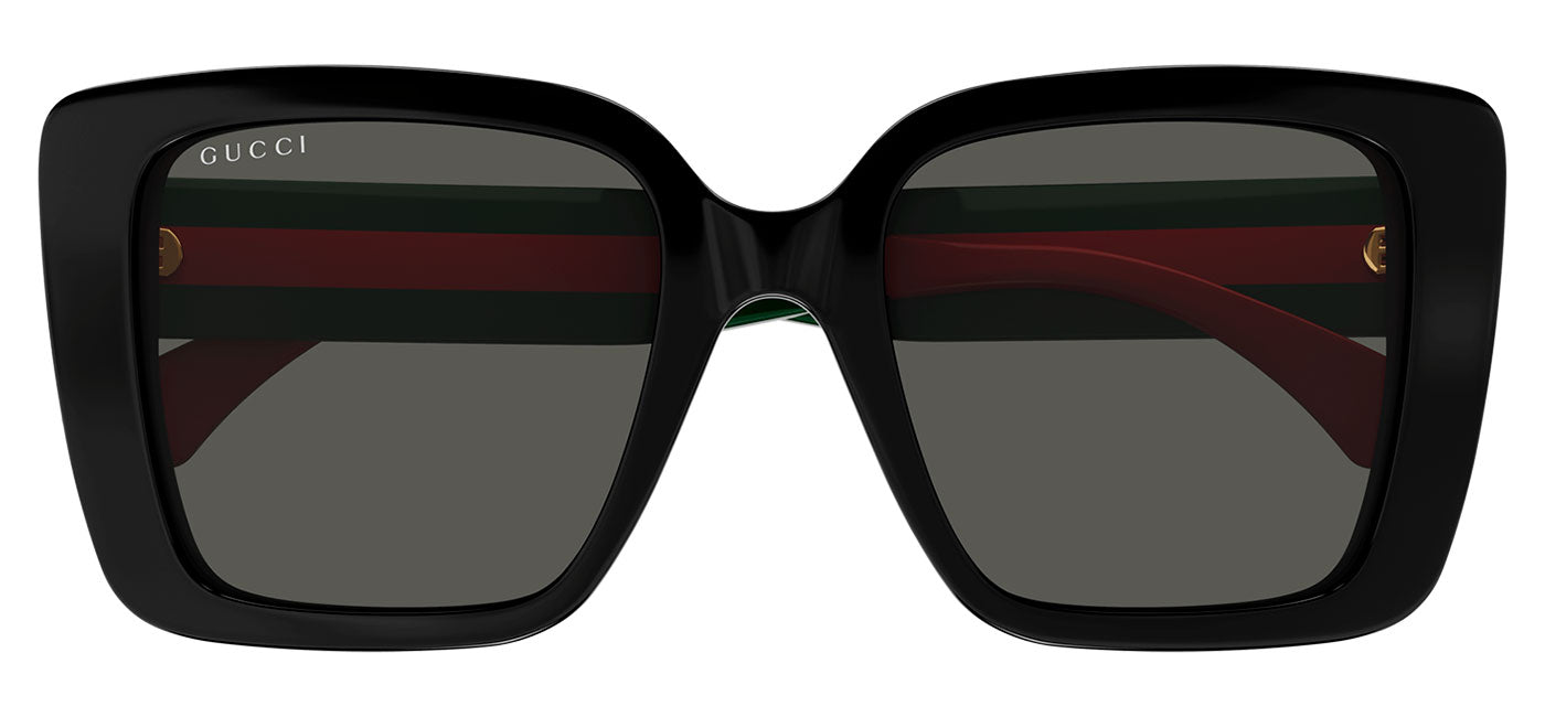 Gucci GG1861S Sunglasses - Black / Green / Grey