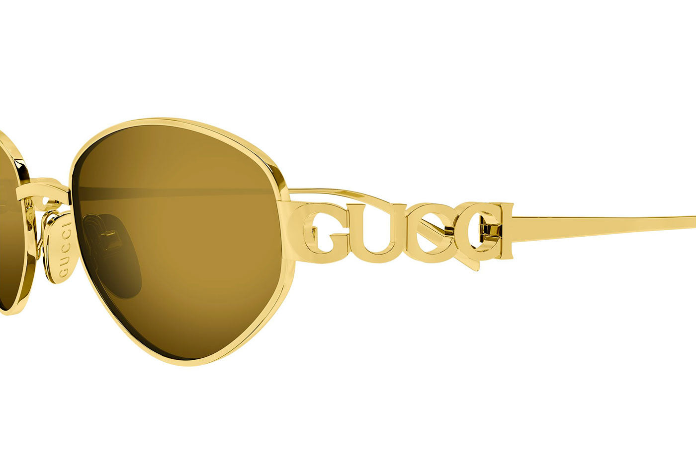 Gucci GG1935S Sunglasses - Gold / Bronze Flash