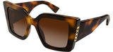 Gucci GG2039S Sunglasses - Havana / Brown Gradient