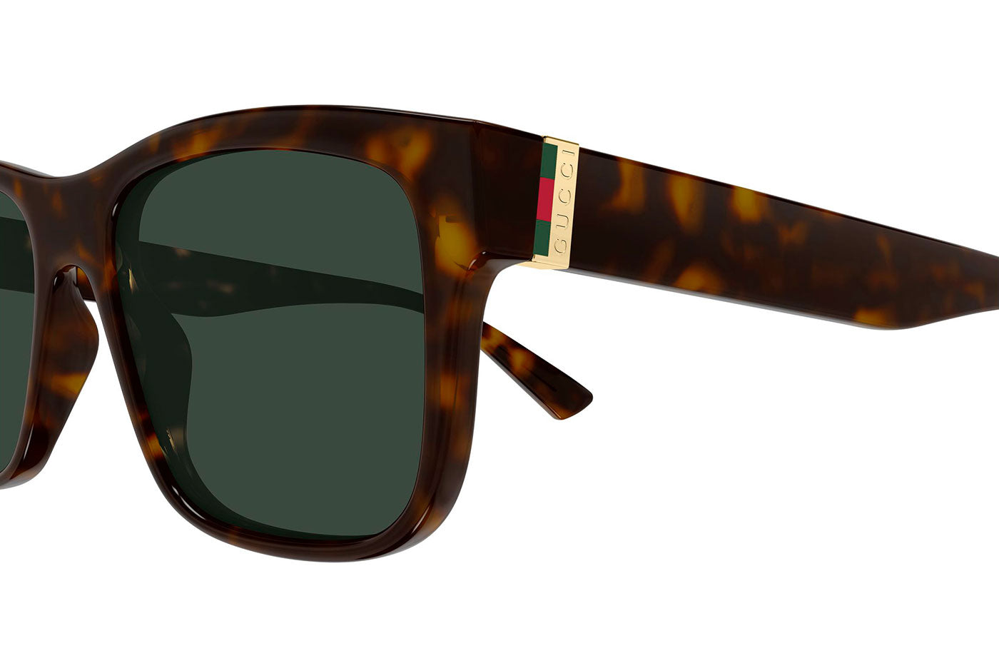 Gucci GG2085S Sunglasses - Havana / Green