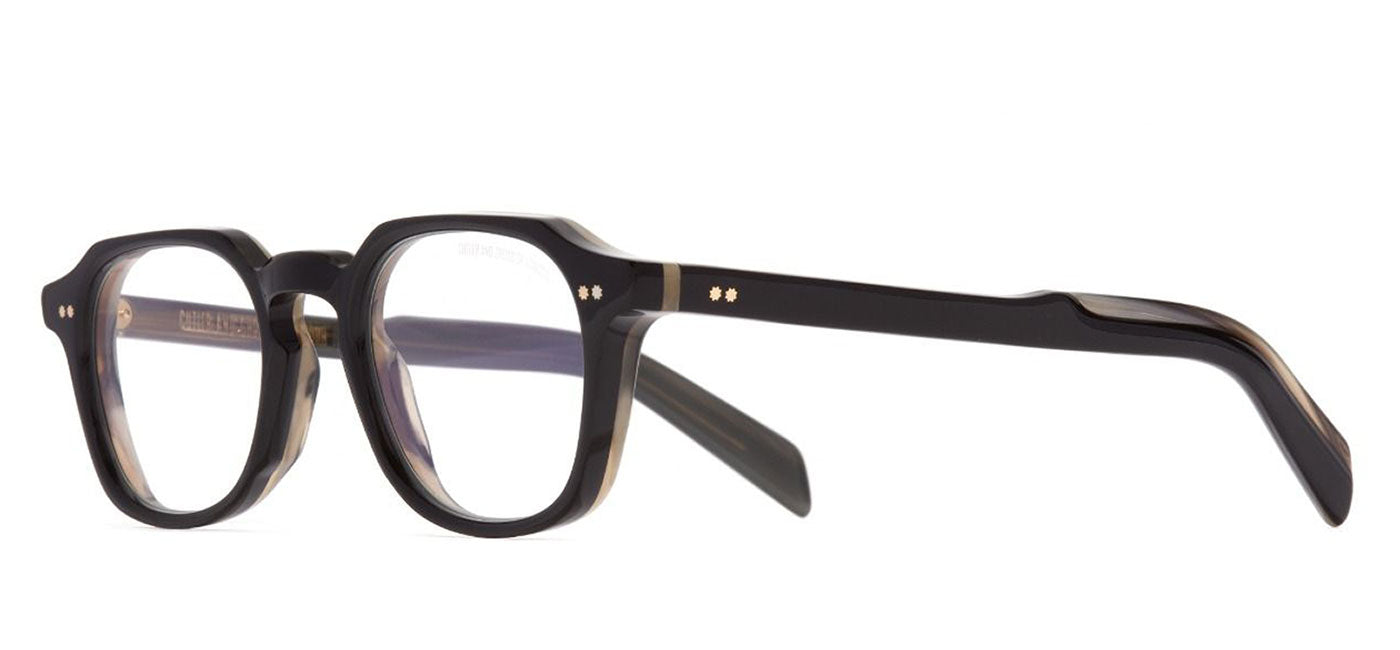 Cutler and Gross GR03 Glasses - Black on Horn