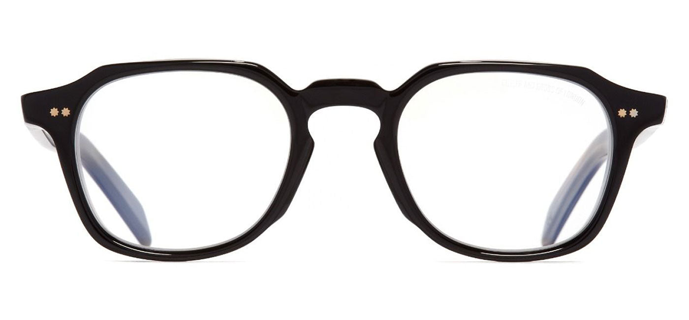 Cutler and Gross GR03 Glasses - Black on Horn