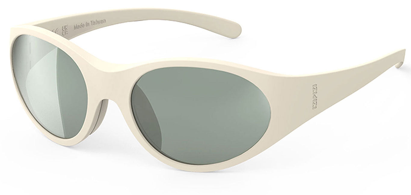 IZIPIZI Horizon Sunglasses - Sand / Green Silver Mirror