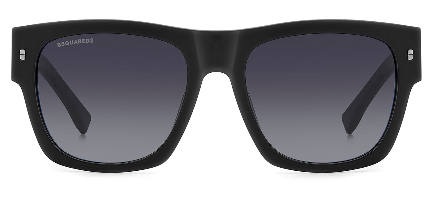 DSQUARED2 ICON 0004/S Sunglasses - Matte Black Palladium / Dark Grey Gradient