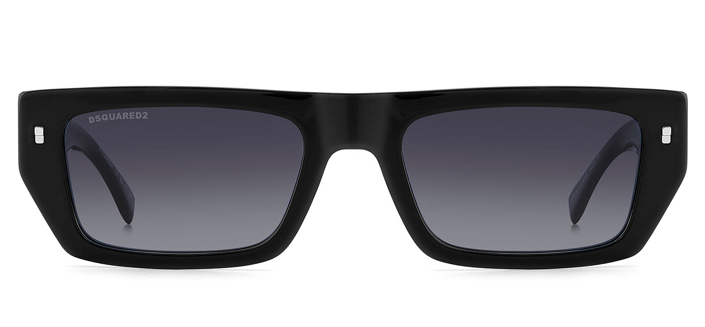 DSQUARED2 ICON 0011/S Sunglasses - Black / Dark Grey Gradient