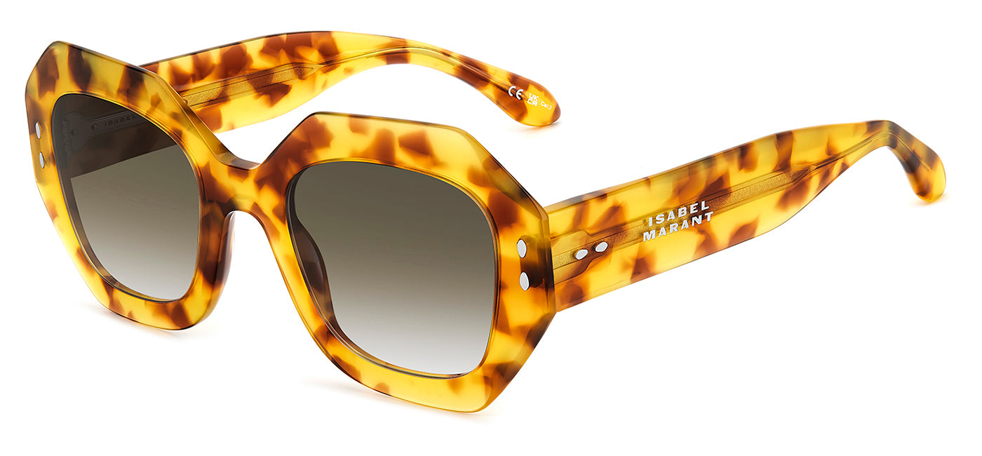 Isabel Marant IM 0173/S Sunglasses - Havana Honey / Green Gradient